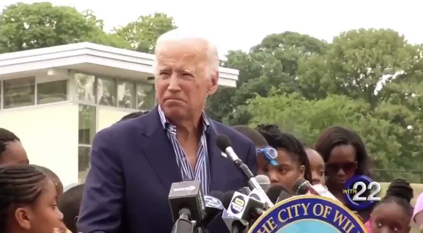 Joe Biden telling group of black kids about RUBBING BLOND HAIR ON HIS LEGS…