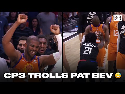 Patrick Beverley Gets Ejected After Shoving Chris Paul In Game 6 Loss