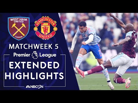 West Ham United v. Manchester United | PREMIER LEAGUE HIGHLIGHTS | 9/19/2021 | NBC Sports