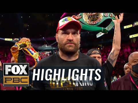 Top moments from Tyson Fury vs. Deontay Wilder III | PBC on FOX