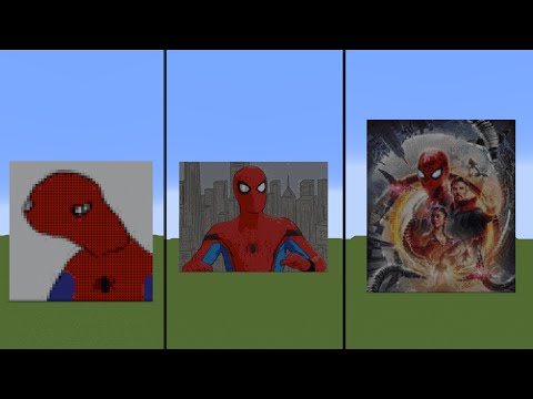 Minecraft: Which SPIDER-MAN looked the best? 🤔 #Shorts